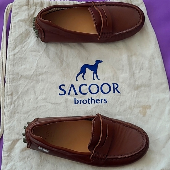 Sacoor Brothers boy Leather shoes Size 27 US 10.5, UK 9 - Picture 1 of 5